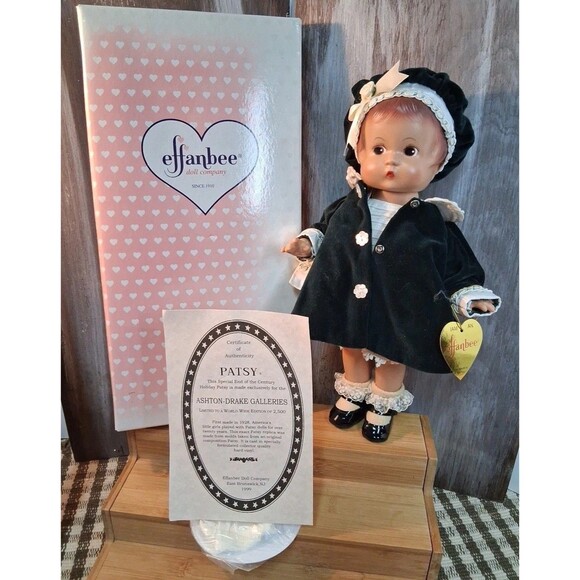 Effanbee Holiday Patsy Durable Doll 1999 Reproduction Ashton Drake Boxed & COA - Picture 1 of 16